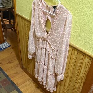 Rue21 Pink Backless Dress